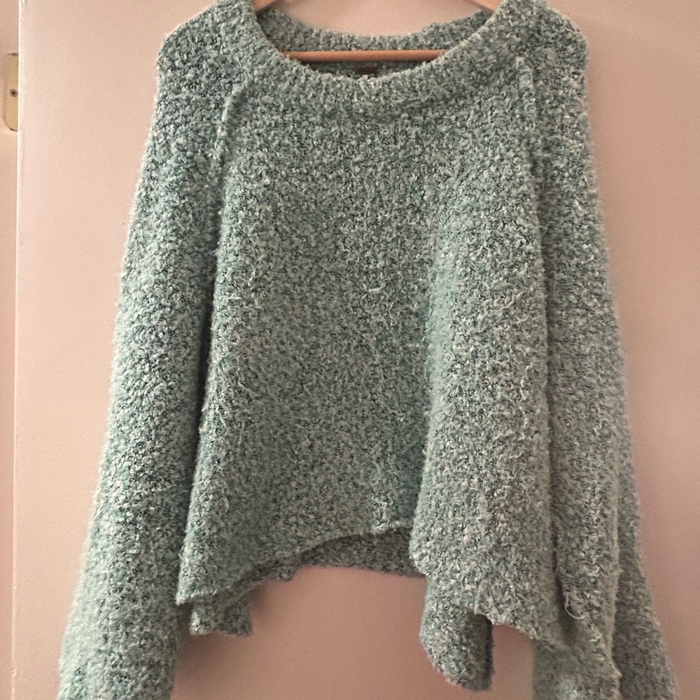 Blue Free People Sweater
